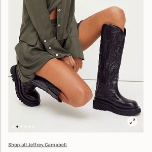 Jeffrey Campbell Space Cowgirl Boots Size 9